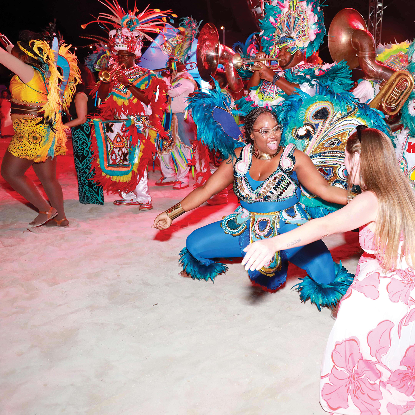 Junkanoo dancers