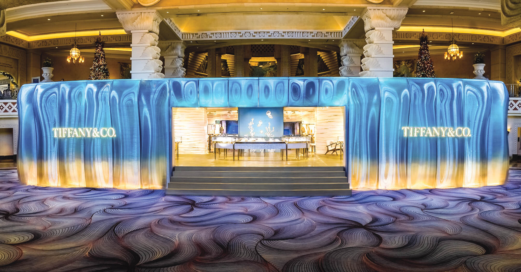 The Tiffany & Co. pop-up at Atlantis