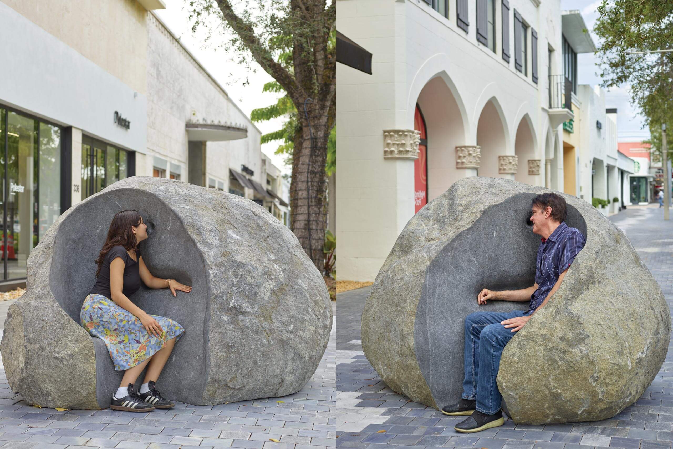 Janine Antoni’s Whispering Through a Stone, 2025