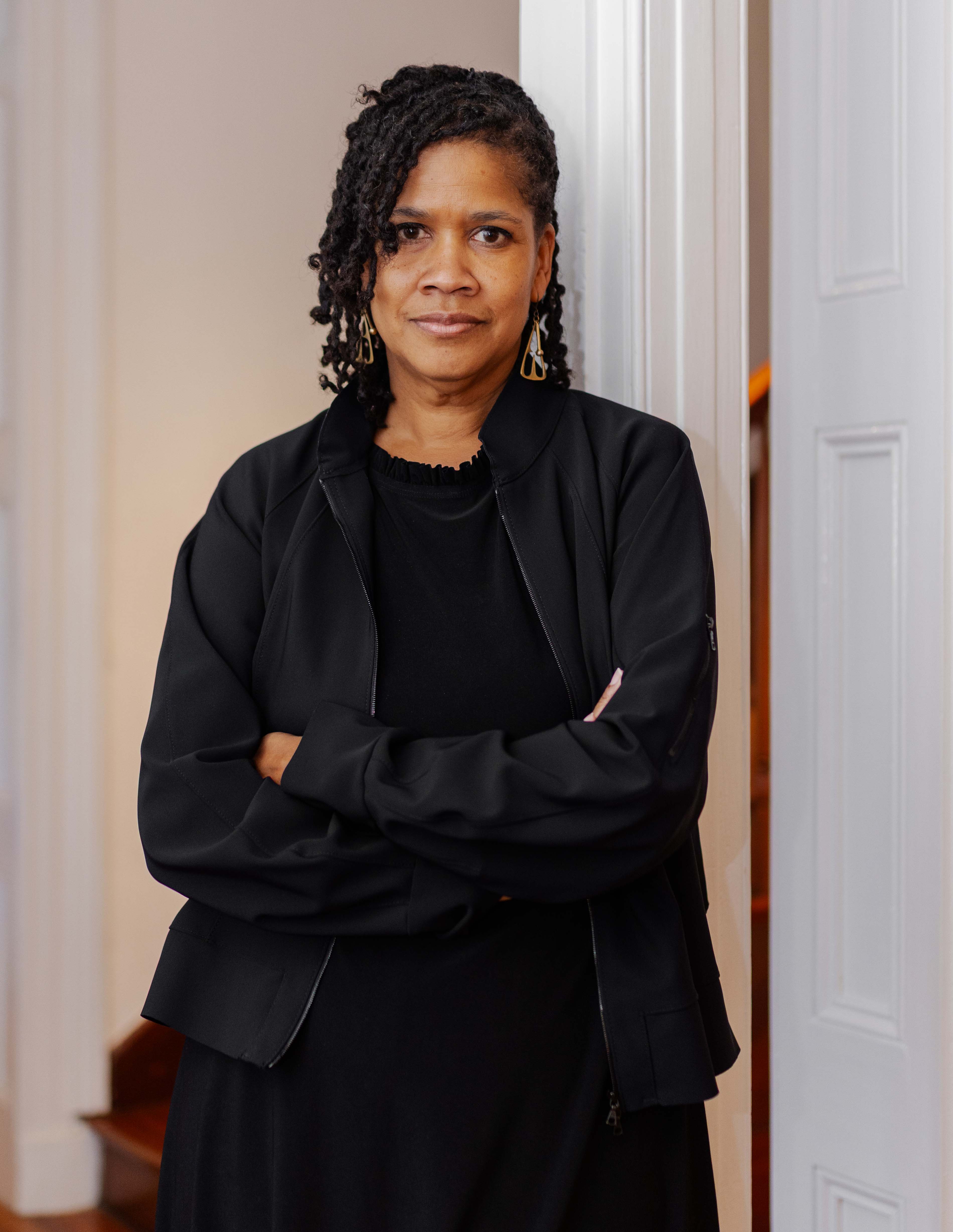 Exhibition curator Krista Thompson; photo by Blair Meadows, courtesy of the Bahamas Pavilion.