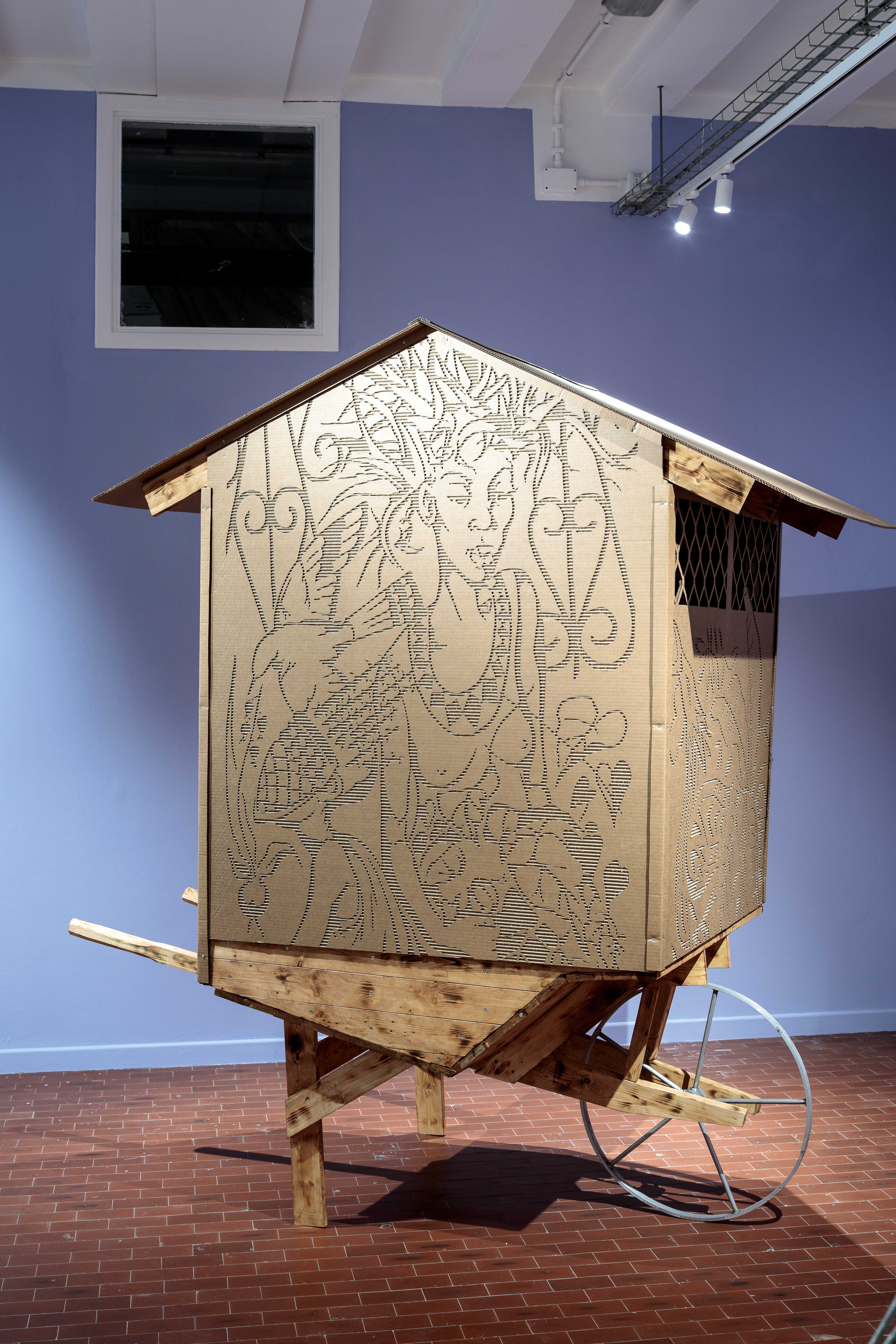 John Beadle’s Mobile Housing Scheme, 2012, © Estate of John Beadle. Refabrication with the support of Tyler School of Art and Architecture, by Amanda Crain-Freeland and John Cox. Photo by Francesco Allegretto.
